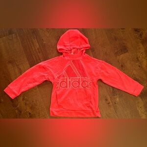Adidas girls youth lightweight hoodie Sz 6